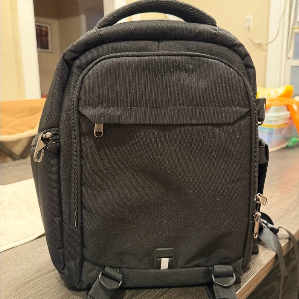 Black Camera Backpack